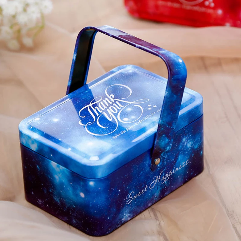 

Tinplate Sealed jar packing storage boxes Chocolate candy cookies Christmas Wedding children birthday party guest gifts box