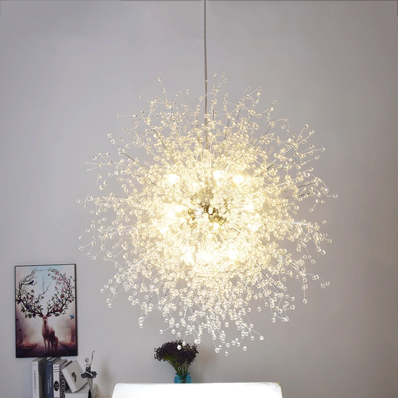 Современный светодиодный светильник-люстра s лампа фейерверк подвесной потолочный светильник для домашнего декора гостиной