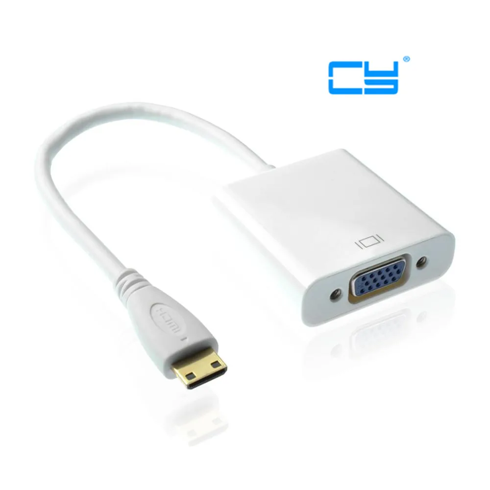 Тип C Mini HDMI вход VGA Женский выход с 3,5 мм аудио адаптер для планшеты и мобильный телефон проектор мониторы