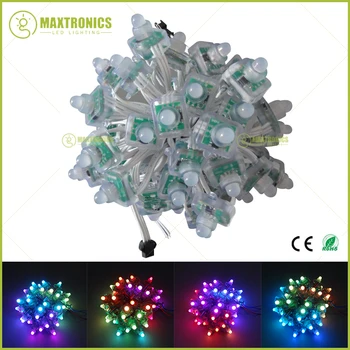 

Wholesale price 12mm WS2811 T1515 Led Pixel Module String White cable Square IP68 Waterproof DC5V