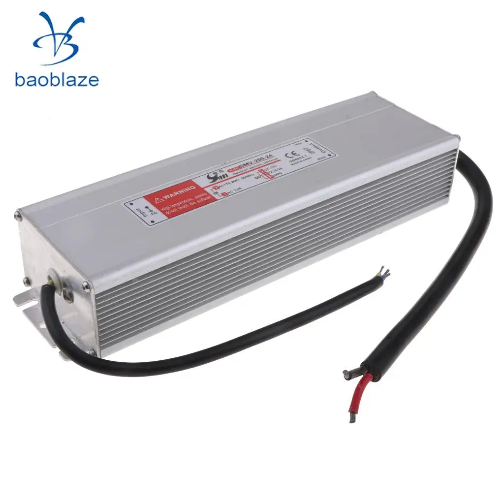 

Lighting Transformer DC 24V 8A 200W LED Driver Switch Power Supply Adapter for LED Strip