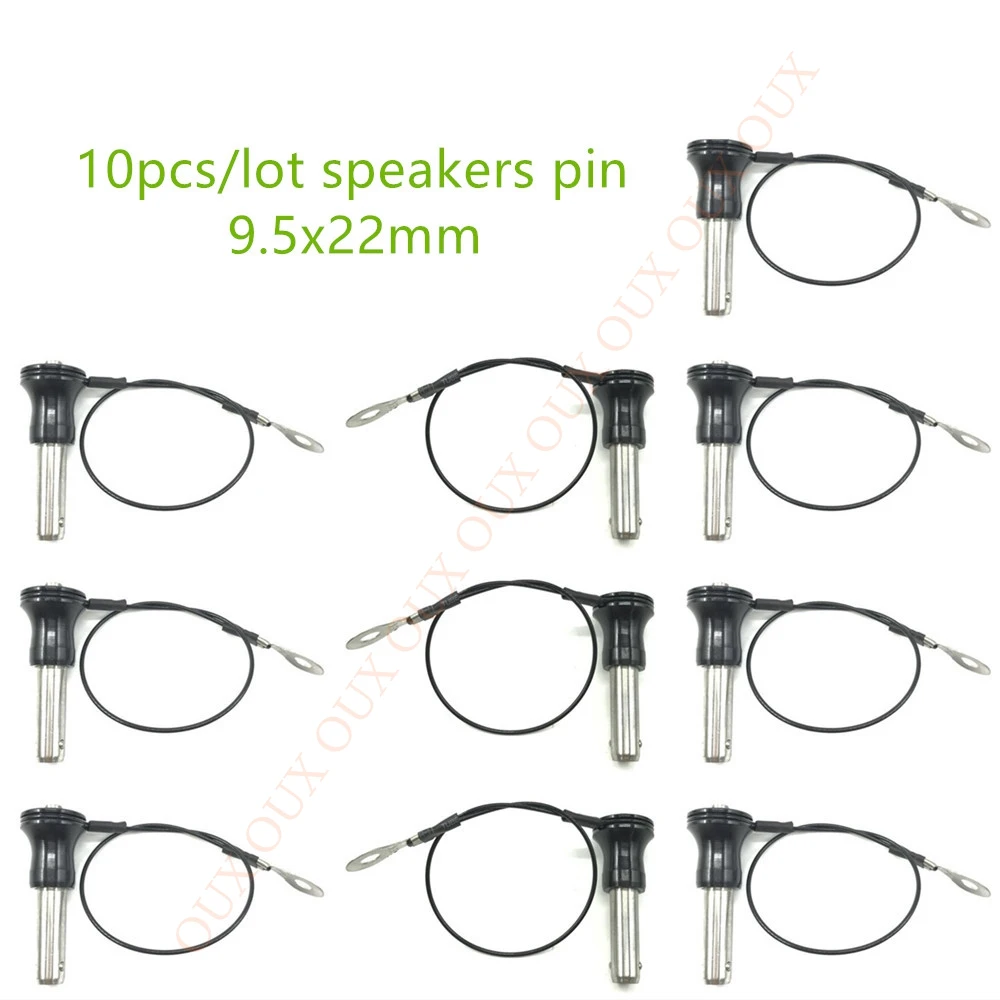 

High quality New sealed 10pcs /lot speakers pin 9.5x22mm for line array speakers in professional audio and dj speakers
