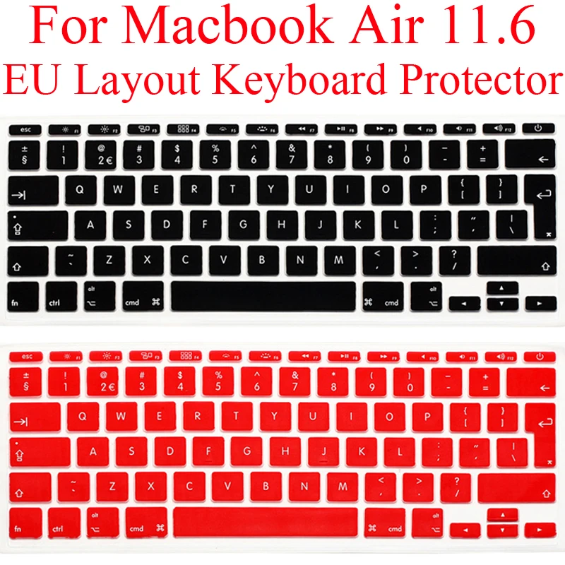 

EU Keyboard Protector for Macbook Air 11 A1370 A1465 Silicone Keyboard Guard Cover MacbookAir 11.6 Air11 Protection Skin