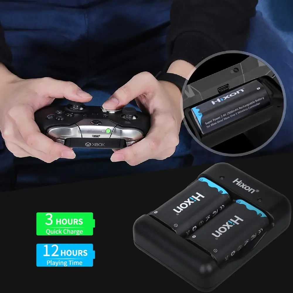 Аккумуляторная батарея для Xbox One/Xbox One S/Xbox X/Xbox Elite беспроводной контроллер (2
