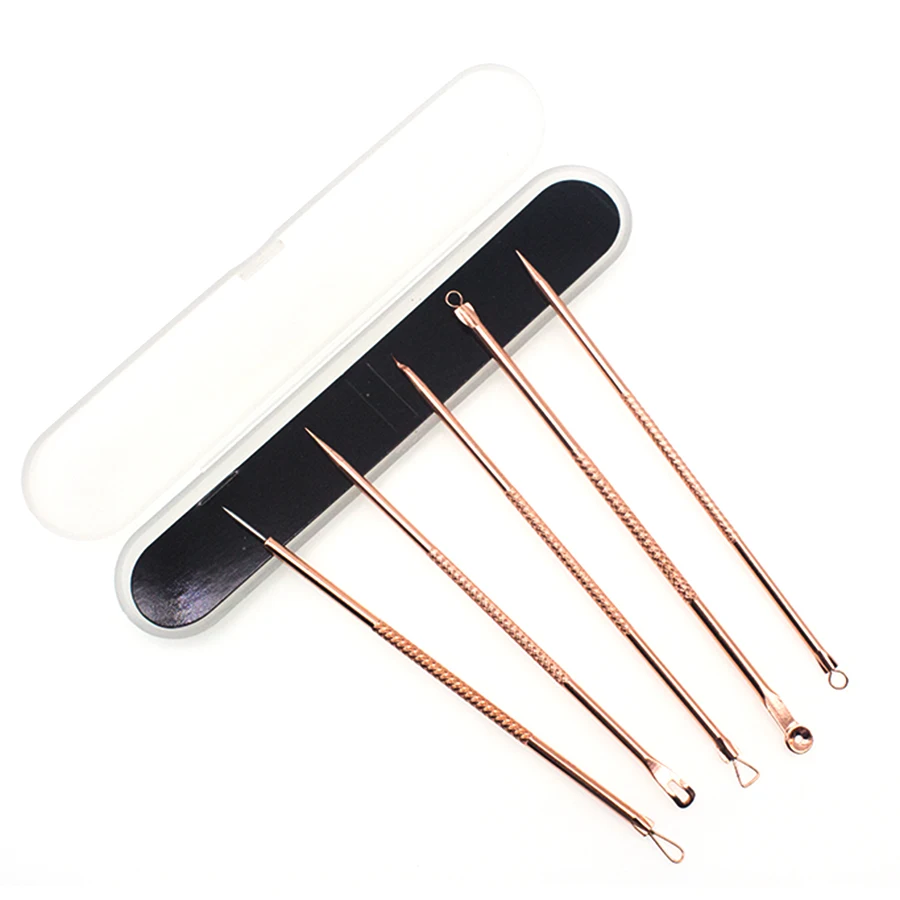 5pcs Acne Needle kit Stainless Steel Blackhead Removal Tool Comedone