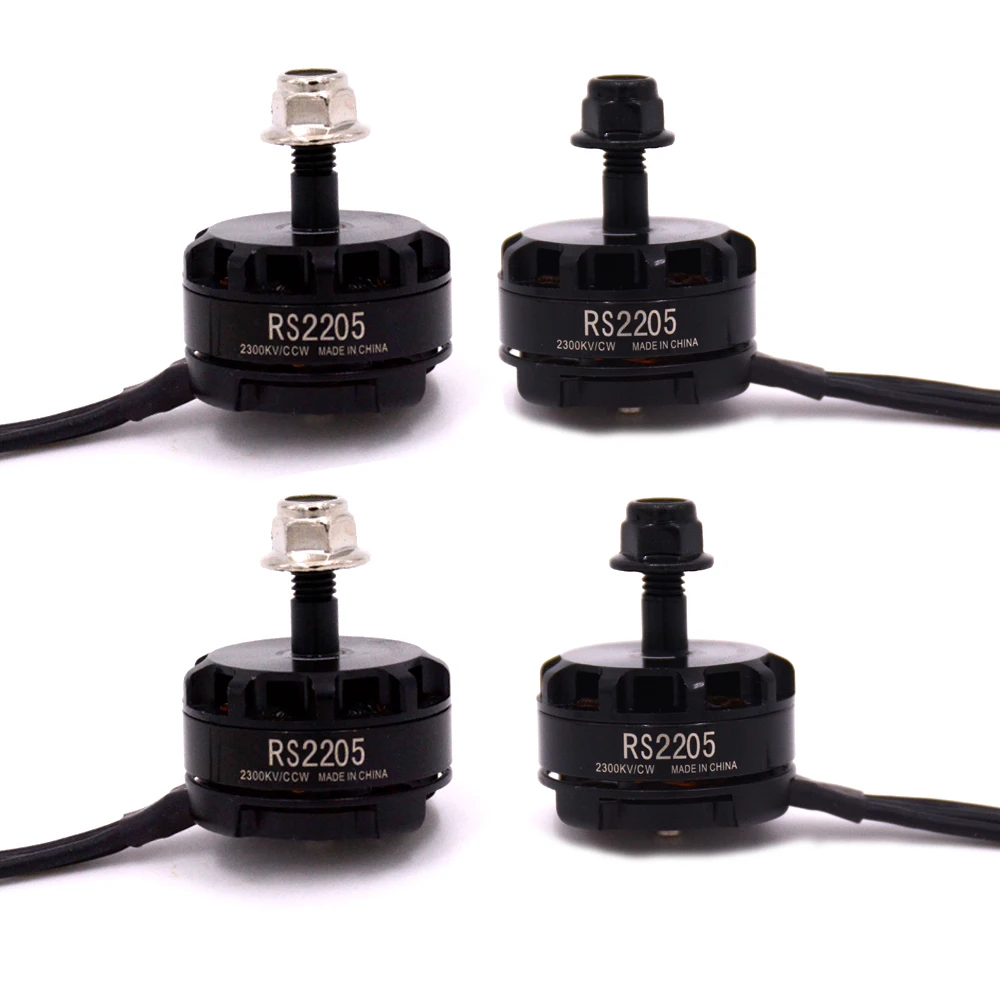 

4 Pcs Rs2205 2300kv 2cw&2ccw Brushless Motor For Fpv Mini Racing Quadcopter Muilticopter Qav250