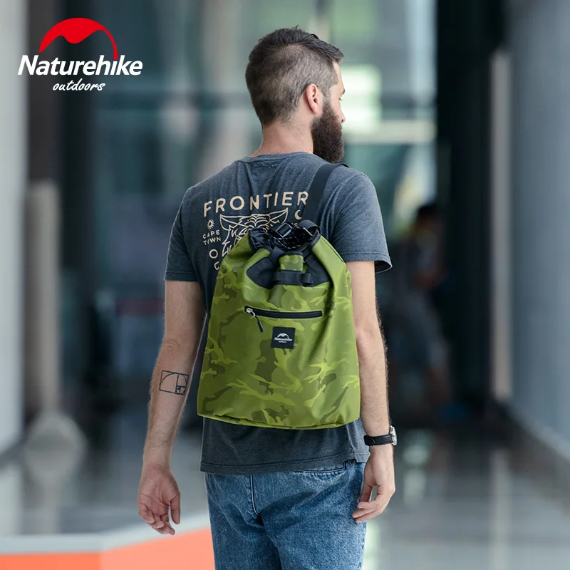 NatureHike 15L Рюкзак Спортивная Сумка маленькие беговые рюкзаки портативные несколько видов использования сумка через плечо 4 цвета