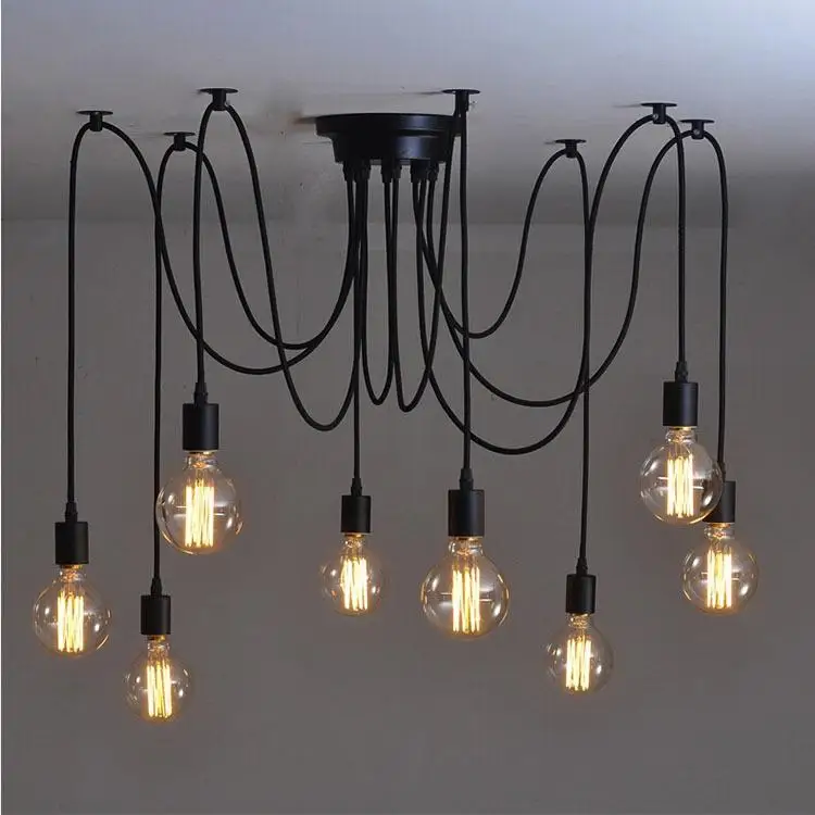 Retro-Vintage-Spider-Pendant-Lamps-Loft-Country-Pendant-Lights-Industrial-Creative-Heavenly-Maids-Scatter-Blossoms-Home (2) - 