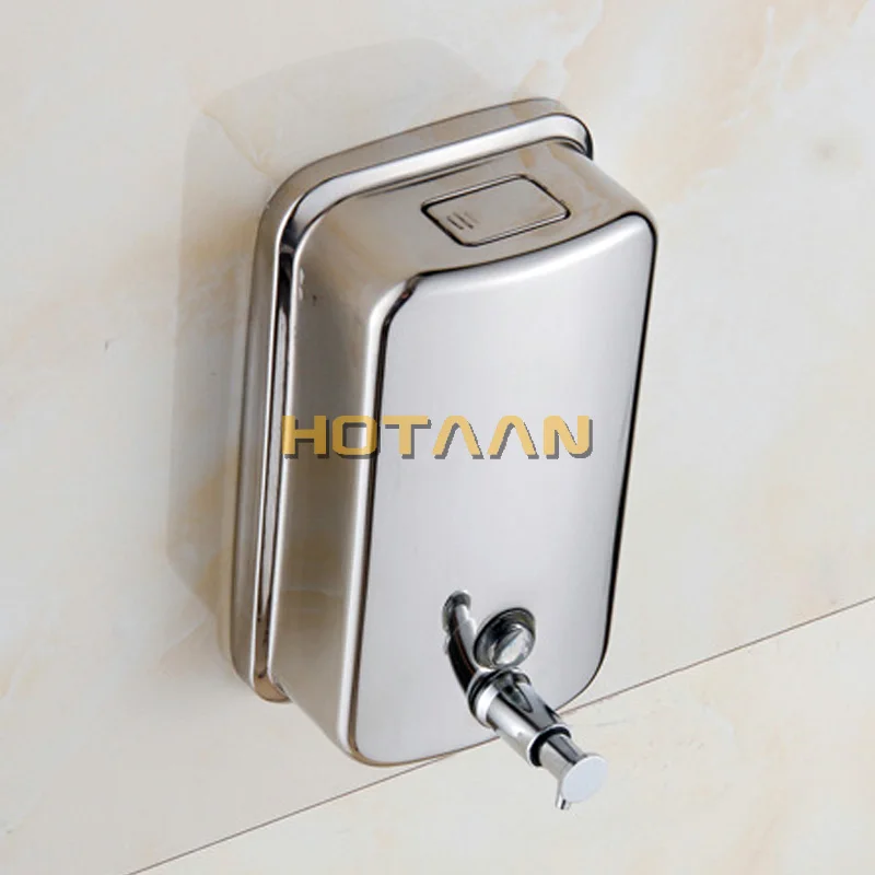 500 мл, хромированное настенное жидкое дозатор геля для душа ванная комната шампунь мыло коробка YT-2013