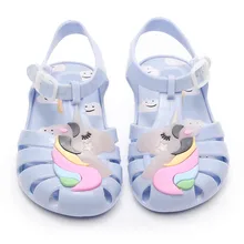2018 New Kids Mini Jelly Sandals For Baby Children Sandals Girls Summer Cute Unicorn Beach Flat Shoes Infantil Sandalia 2018 New Kids Mini Jelly Sandals For Baby Children Sandals Girls Summer Cute Unicorn Beach Flat Shoes Infantil Sandalia