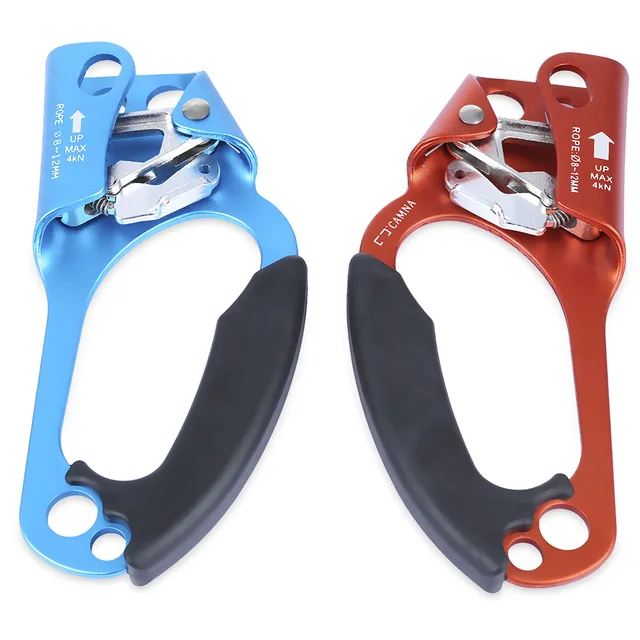 Outdoor Climbing Ascender Set Left Right Hand Rock Climbing Ascender Caving Rope Kit