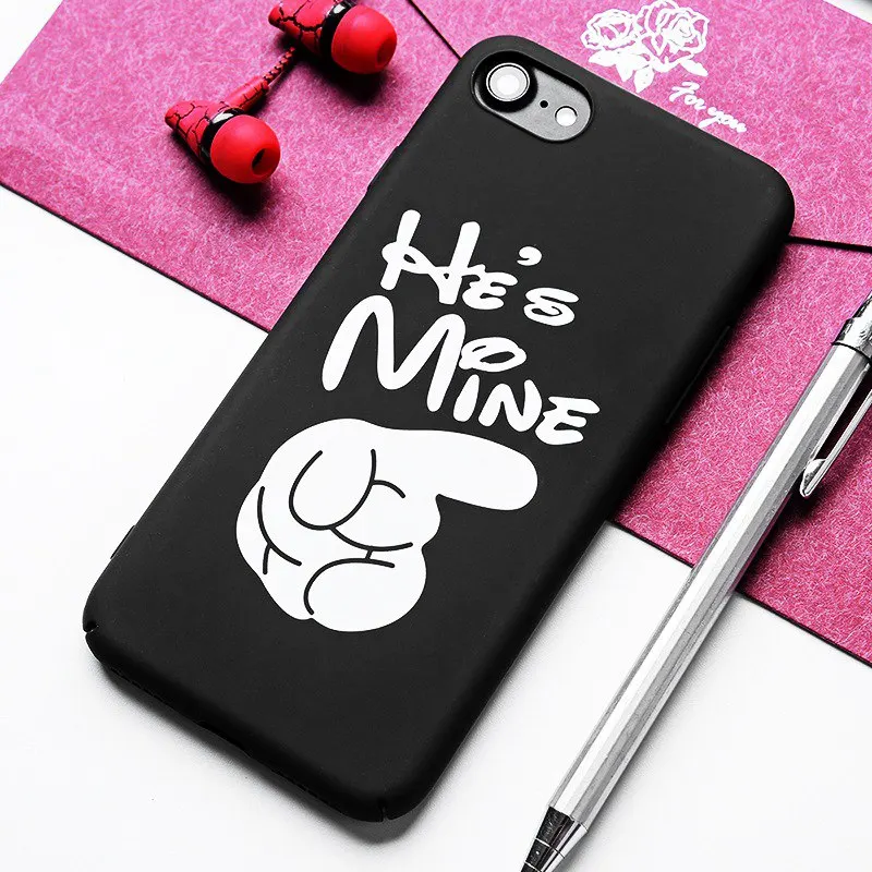 TOMKAS Finger Lovers Case For iPhone 7 8 Plus Case Cute Fashion Cartoon Pattern PC Back Cover For iPhone 6 6S Plus 7 8 Plus Case (1)