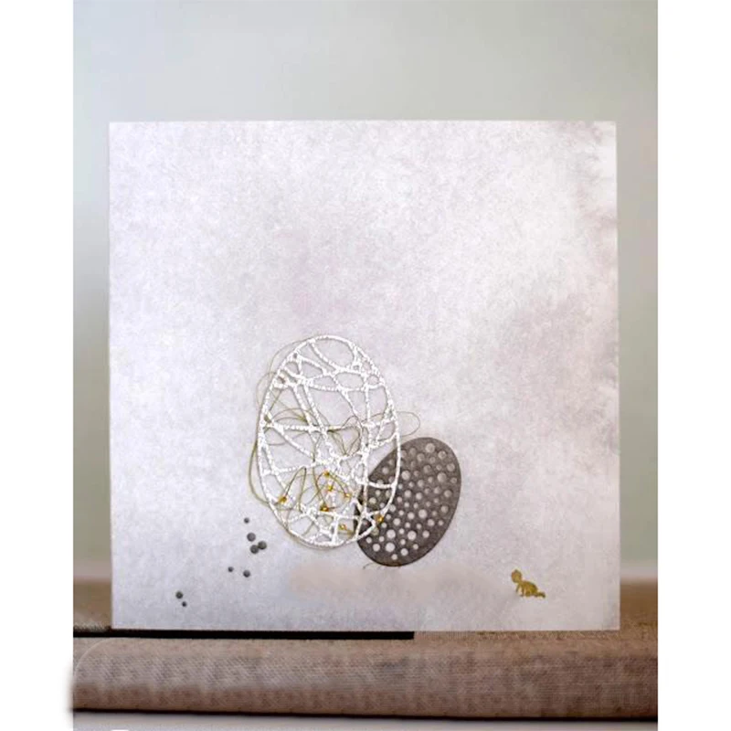 

Web Eggs Metal Cutting Dies Stencil for DIY Scrapbooking Photo Album Embossing Paper Cards Crafts 2019 New