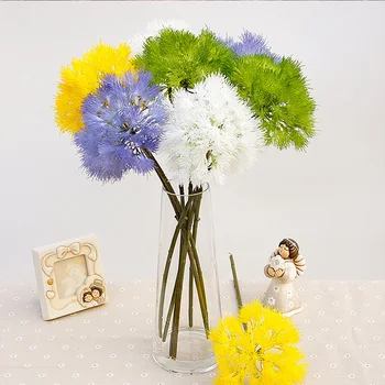 

1 bundle Simulation flower wholesale Fake Dandelion plant wall Wedding bouquet Accessories artificial flowers for home Christmas