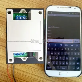 

DC 5V 12V 24V 4CH Bluetooth Relay 2.4G RF Wireless Remote control Switch for IOS Android Mobile