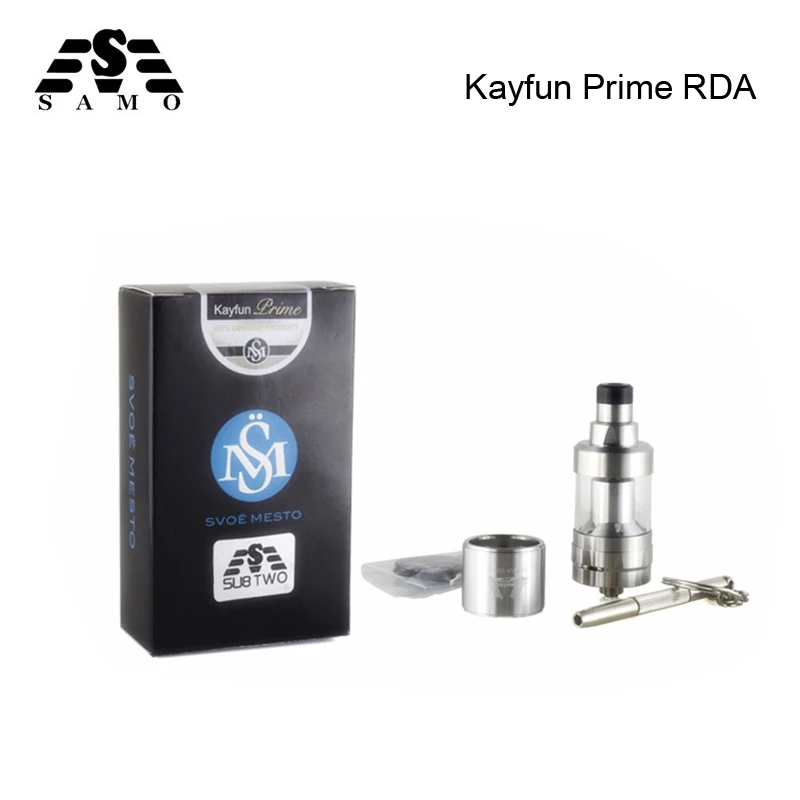 Горячие Kayfun Prime RDA электронная сигарета Ремонтопригодный RTA распылитель с 2 мл vape