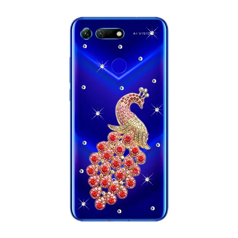 Чехол для телефона Huawei honor View 20 10 V20 V10 роскошный блестящий чехол со стразами и 8A 8C 8X