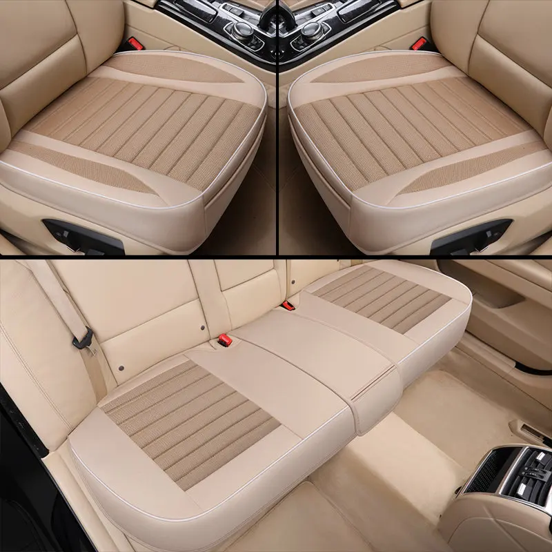 Защита автомобильного сиденья, чехлы для автомобильных сидений, подушки для автомобильных сидений для BMW e30 e60 e90 F10 X3 X5, Audi A3 A4 A5 A6 Q3 Q5 Q7 - Color Name: 1 set