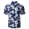 Mens Summer Beach Hawaiian Shirt 2022 Brand Short Sleeve Plus Size Floral Shirts Men Casual Holiday Vacation Clothing Camisas ► Photo 2/6