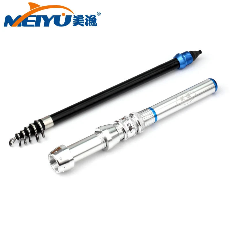 EMMROD 2018 New Spinning Pen Type Detachable Fishing Rod Telescopic  1.5M With 1 metal wheel Children's gifts