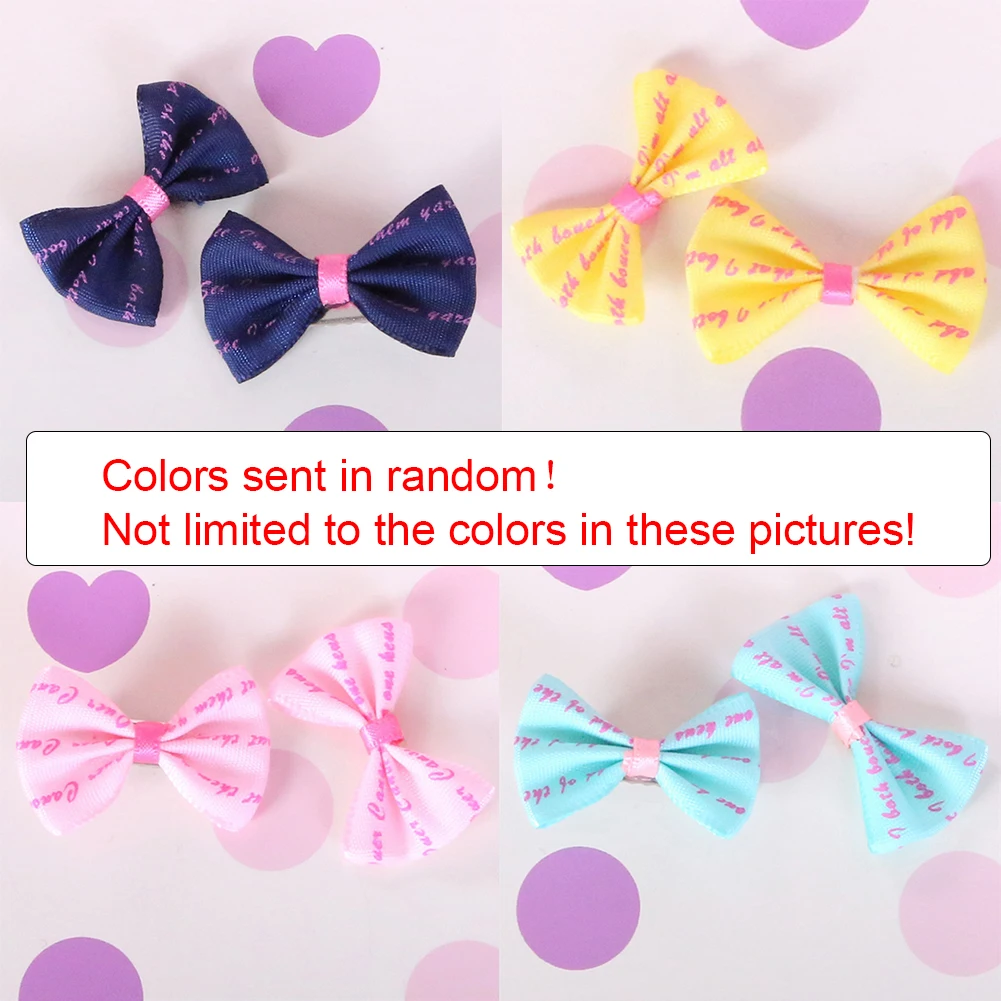 

1 Pc Pet Grooming Bows Small dog hair accessories grooming hair bows with clips puppy Hair ties headdress Drop Shipping
