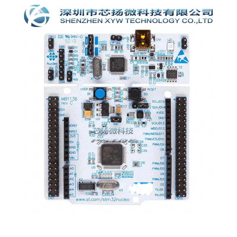 

Original NUCLEO F401RE Development Boards & Kits - ARM Nucleo Board STM32F4 STM32F401RE 512K NUCLEO-F401RE