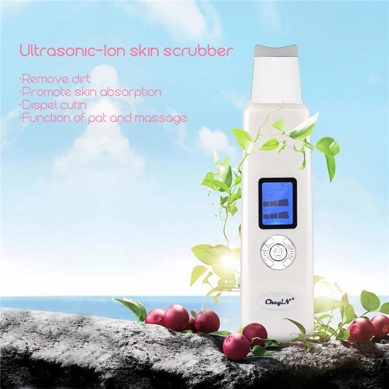 Professional Electric Ultrasonic Beauty Instrument Negative and Positive Ion EMS Micro-current Skin Cleaning Face Exfoliator цена Professional Electric Ultrasonic Beauty Instrument Negative and Positive Ion EMS Micro-current Skin Cleaning Face Exfoliator цены онлайн