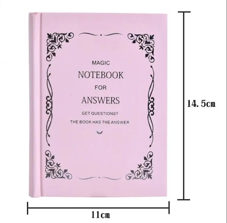 208/302 листов, креативный волшебный блокнот для ответа, дневник, пустые страницы, блокнот для записей, книга для записей, яркие цвета, твердый переплет, прописные книги - Цвет: pink small size