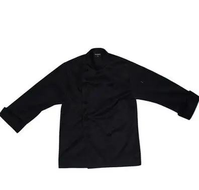 Китайский шеф-повара Униформа шеф-повара одежда с длинными рукавами Униформа повара одежда шеф-повара Китая Топы осенняя одежда для шеф-поваров - Цвет: black