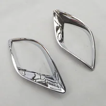 Free shipping Rear Tail Fog Light Lamp Covers Trim ABS Chrome For Mazda CX-5 CX5 2012 2013 2014 2015 car accessories 2pcs