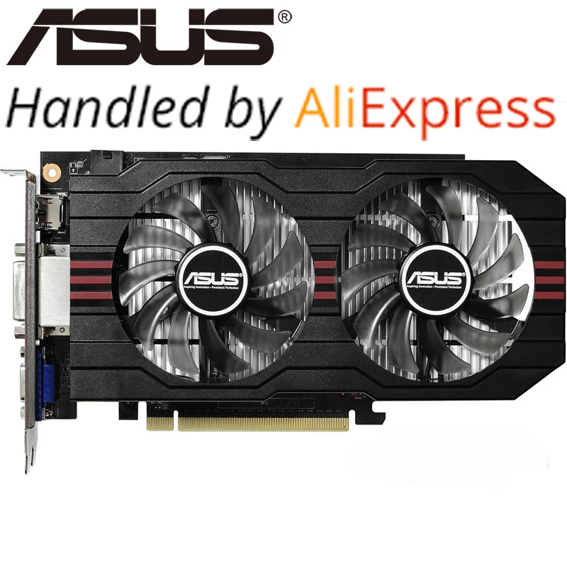 

ASUS Video Card Original GTX 750Ti 2GB 128Bit GDDR5 Graphics Cards for nVIDIA Geforce GTX750Ti Hdmi Dvi Used VGA Cards On Sale
