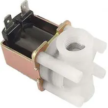 50 шт./партия DC 24 V 1/4 ''Женская резьба воды заподлицо Соленоидный клапан RO Systerm пластик