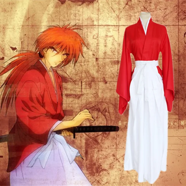  TOLINA Himura Kenshin Cosplay Costume Anime Rurouni