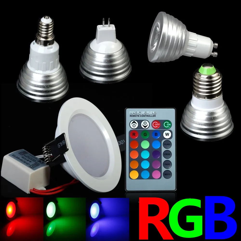 Все виды RGB красочный меняющийся красный-зеленый-синий светодиодный прожектор лампа Рождественский Декор волшебный праздник RGB Освещение +