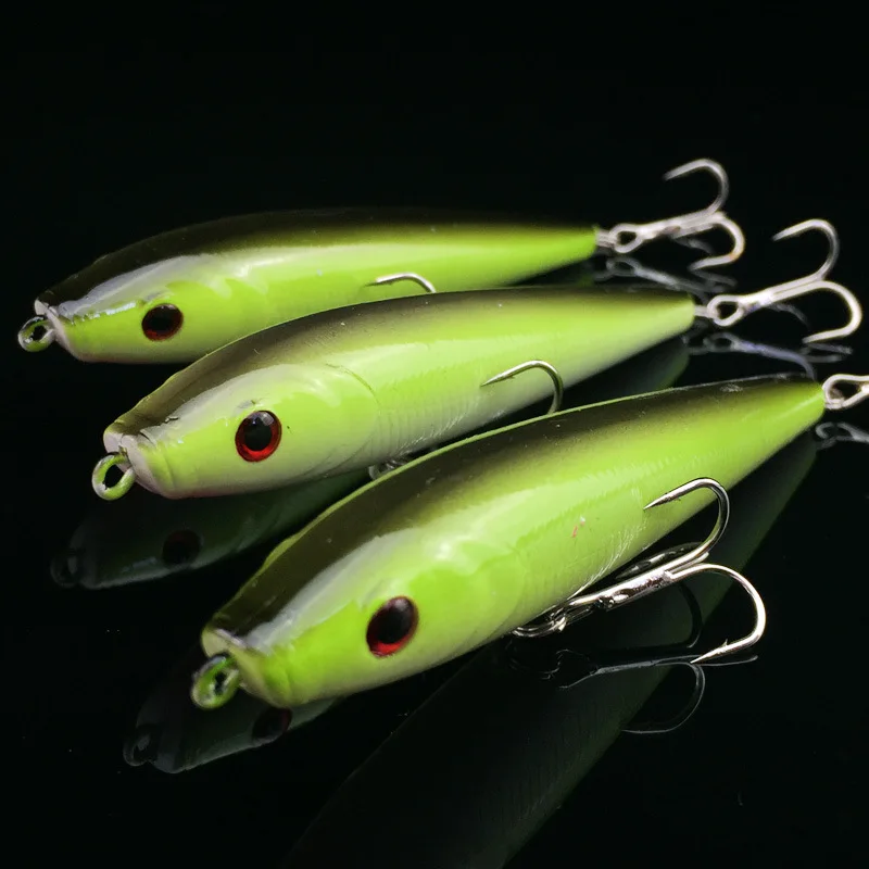 Artificial Jerkbait 9cm 10g Minnow Lure Wobbler Fishing High Quality Hooks Shallow Diving Suspending | Спорт и развлечения