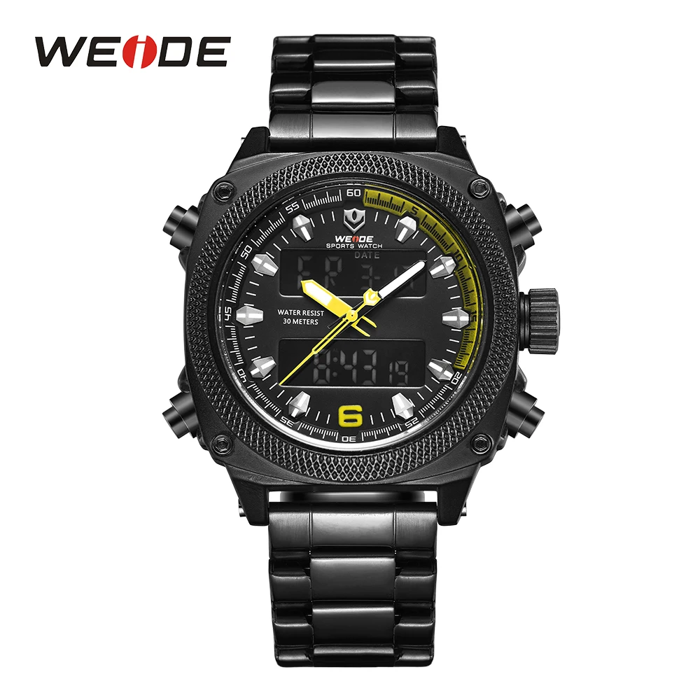 

WEIDE Men's Watch Luxury heren horlogel Sport Watches Fashion Wrist Watch Male Clock relogio masculino relojes para hombre uhren