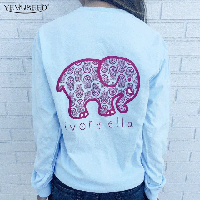 US $12.28 Brand New Women Fashion Back Elephant Vintage Sweatshirts Galaxy Animal Printed Hoodies WMH57