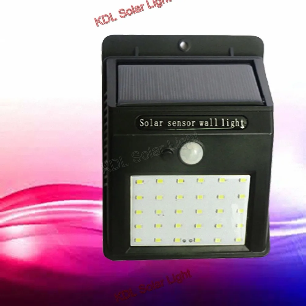 

30/20 LED Waterproof Outdoor Wall LED Solar Night light PIR Motion Sensor Auto Swith Solar lamp Porch Path Street Fence Garden