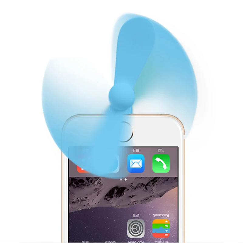 Mini-Ventilateur 2in1 Android//iPhone Micro-USB//Lightning pour Téléphone Portable Smartphone Tablet