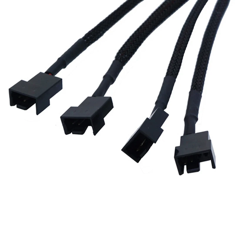 12V 27 см вентилятор кабель Кабель питания сплиттера 4pin IDE/SATA Molex 4 Порты и разъёмы