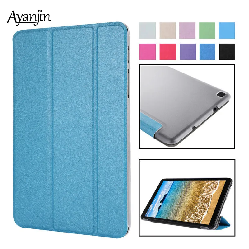 For Samsung Galaxy Tab A 8.0 2019 P200 P205 Flip Stand Case Smart Cover for SM-P200 SM-P205 Funda Capa+Film+Pen | Компьютеры и офис
