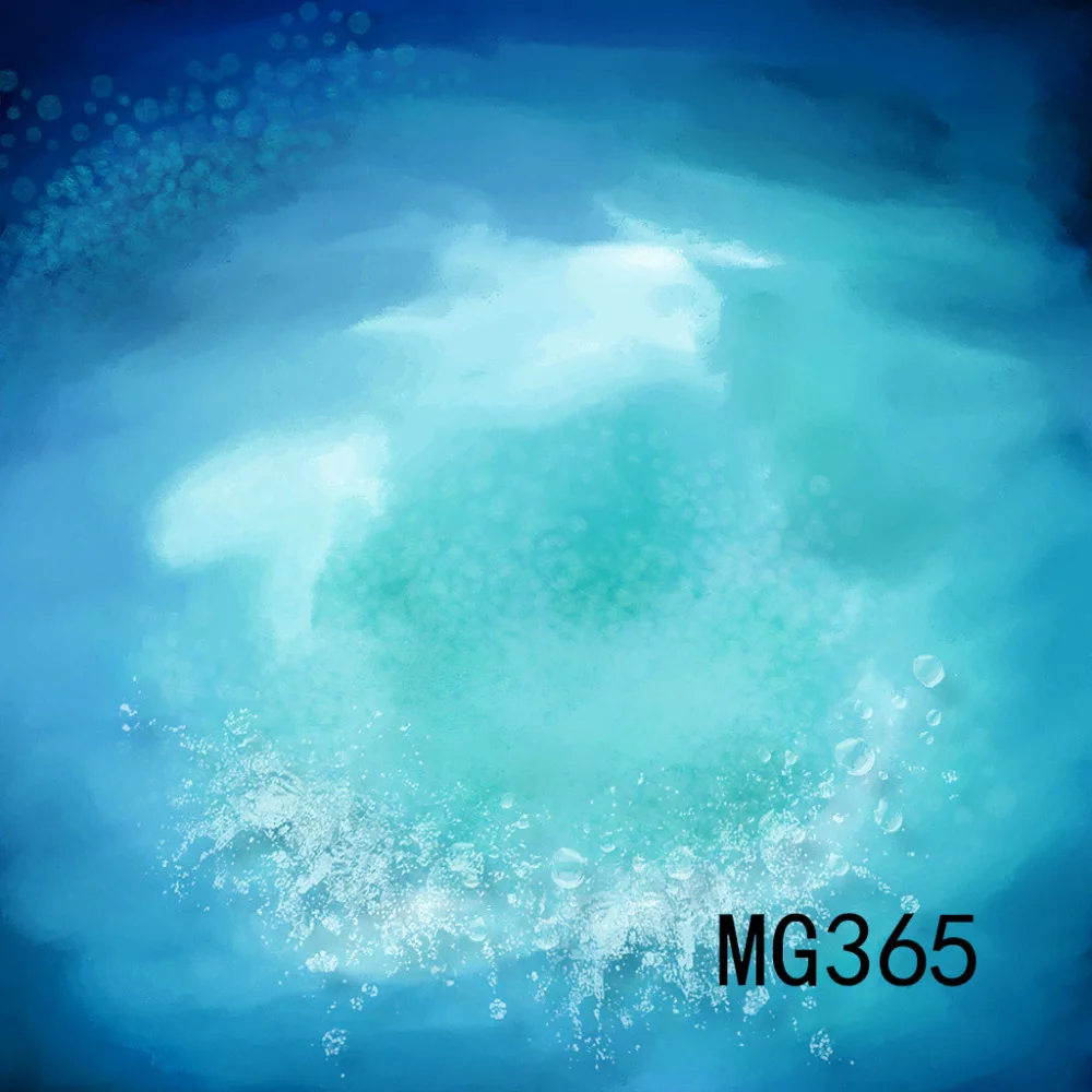 LB Splashing Water Aqua Blue Newborn Baby Custom Vinyl Backdrops Background For Photography Studio Backdrop Photo Props Decor |