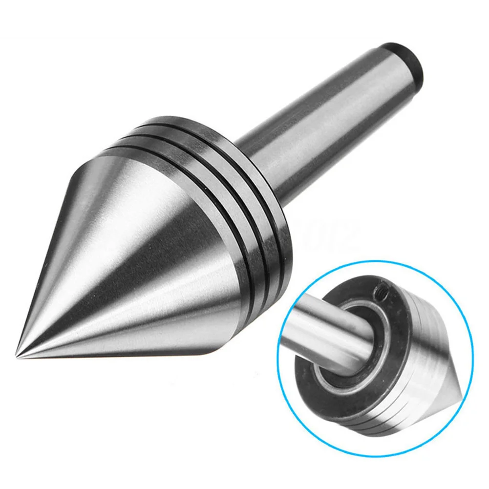 

Morse Taper Lathe Precision Turning Revolving Live Rolling Centre Center MT2 60 Degree Taper Handle Woodworking Turning Center