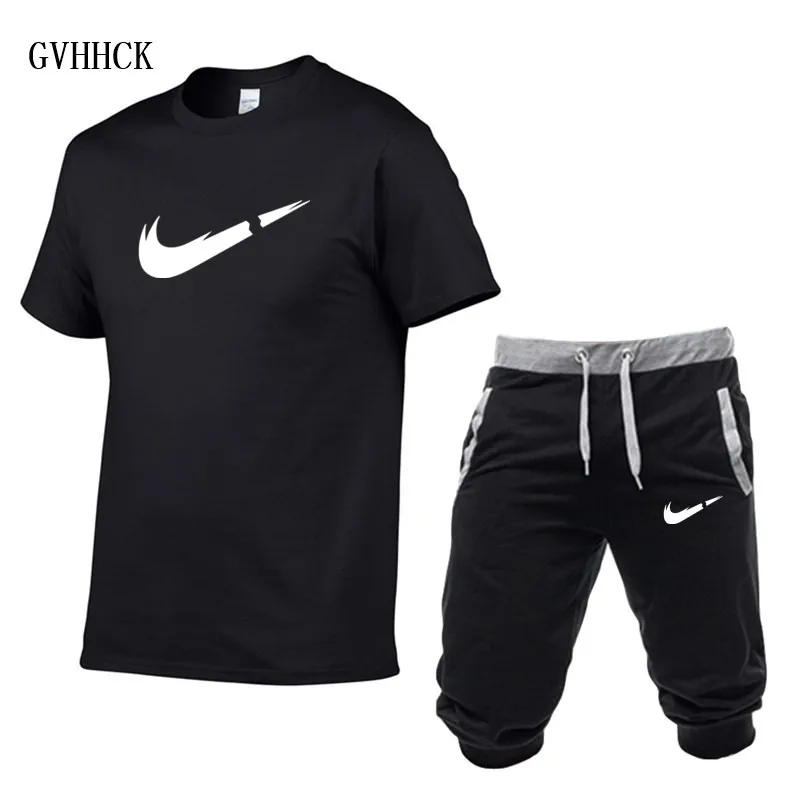 HTB1I7rhcu3tHKVjSZSgq6x4QFXae image HTB1I7rhcu3tHKVjSZSgq6x4QFXae Summer New Tracksuit Men Shorts Casual Men's Sportswear Suit Shorts Brand Clothing Two Pieces Top Tee+Shorts Sweat Suits 2019