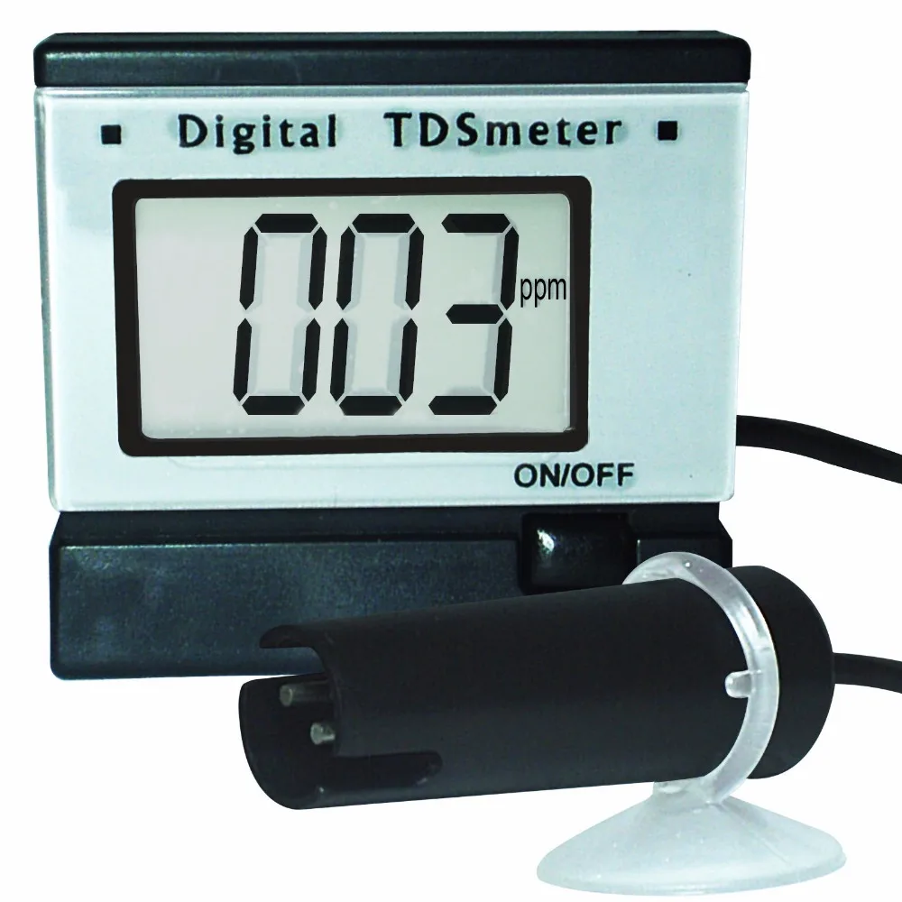 Портативный цифровой измеритель общего растворения твердых тел TDS измерительный тестер аквариумная вода+ адаптер питания+ 0~ 1999 PPm(мг/л) диапазон