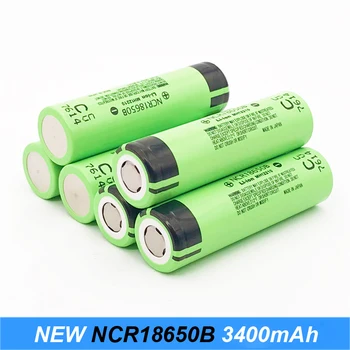 

New 100% original NCR18650B 34B 3.7V 18650 3400mAh rechargeable lithium battery for flashlight battery/Power bank use JY20