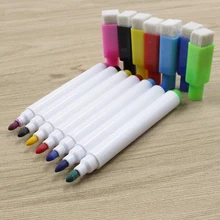 8 шт/шт. Кисть белая доска маркер сухая белая доска маркер ластик 8-цветный офисный легкий ребенок стираемый Зеленый Водный маркер