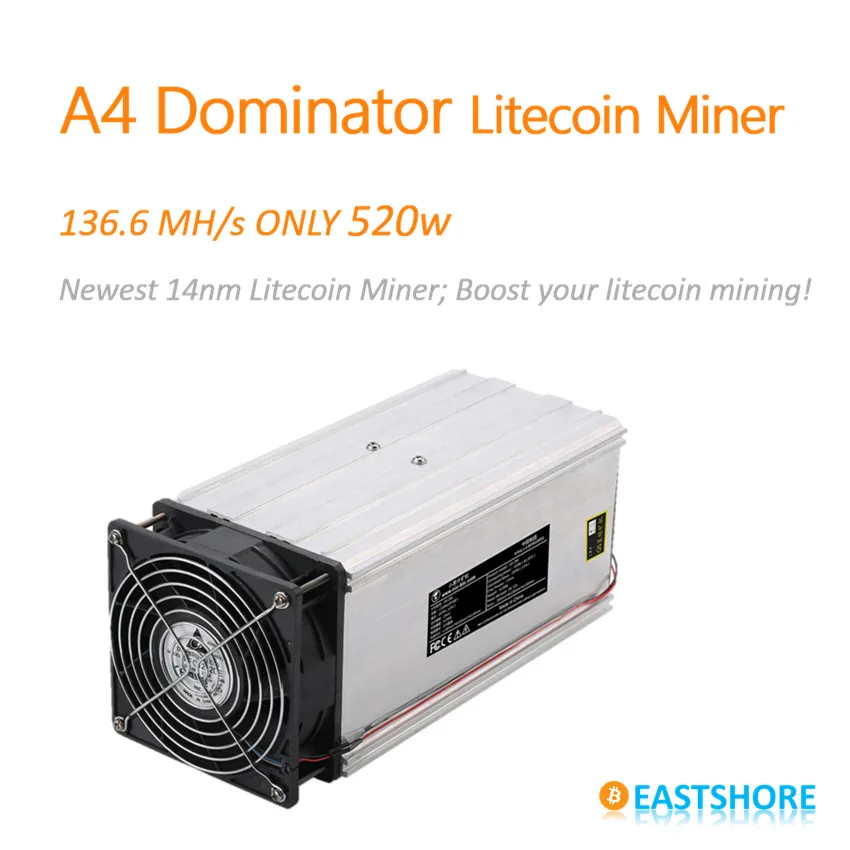 [Продано] Scrypt Miner 136MH A4 Доминатор Litecoin шахтер для горнодобывающей замены A2