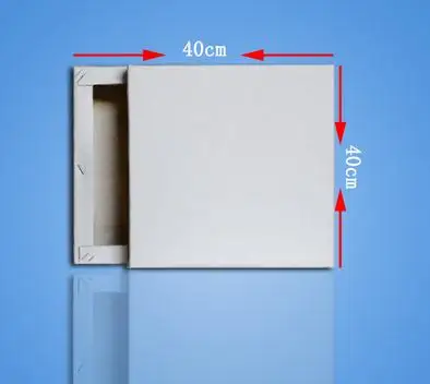 40*40 см Хлопок Холст Деревянный носилки 16x16 дюймов Пустой растягивается холст