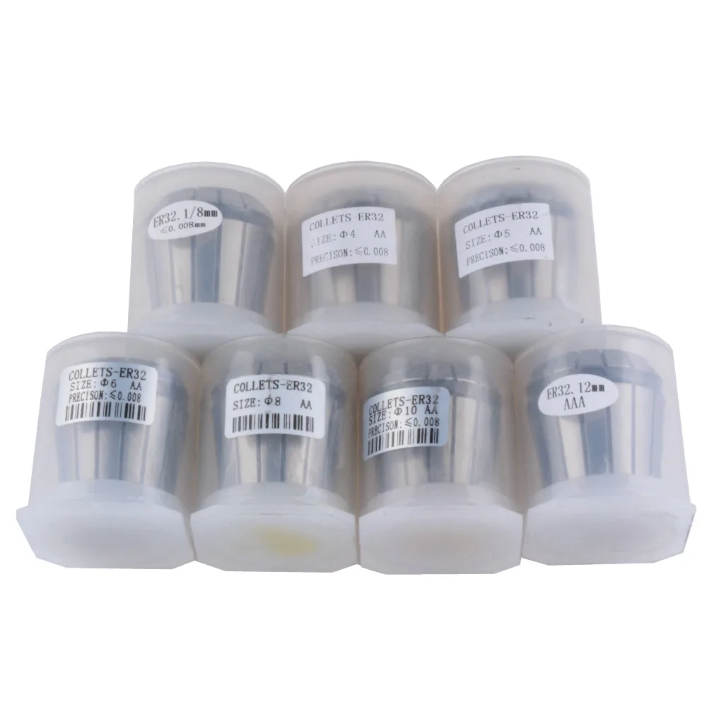 18pcs ER32-3---ER32-20 Spring Collet for CNC Chuck Milling Lathe ER32